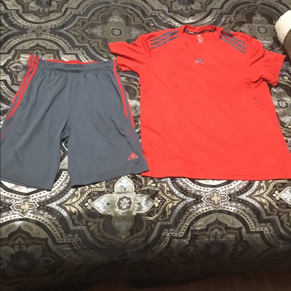 Adidas Climalite Shirt and Shorts